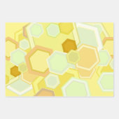 Grafisch thema bijen inpakpapier vel (Voorkant 3)