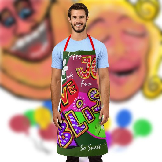 Grafisch typografie-over het Schort van de Druk pe