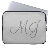 Grafisch uniek monogram grijs klassiek
