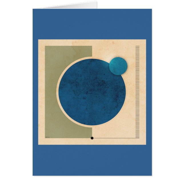 Grafisch van aarde en maan (Voorkant)