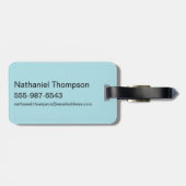 Grafisch van de familie Flintstenen en Rubbles Bagagelabel (Achterkant horizontaal)