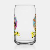 Grafisch van de familie Flintstenen en Rubbles Blikvorm Glas (Links)