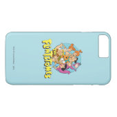 Grafisch van de familie Flintstenen en Rubbles Case-Mate iPhone Case (Achterkant (Horizontaal))