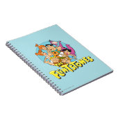 Grafisch van de familie Flintstenen en Rubbles Notitieboek (Rechterzijde)