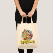 Grafisch van de familie Flintstenen en Rubbles Tote Bag (Voorkant (product))