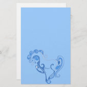 Grafisch van Elegant Horse Briefpapier (Voorkant / Achterkant)