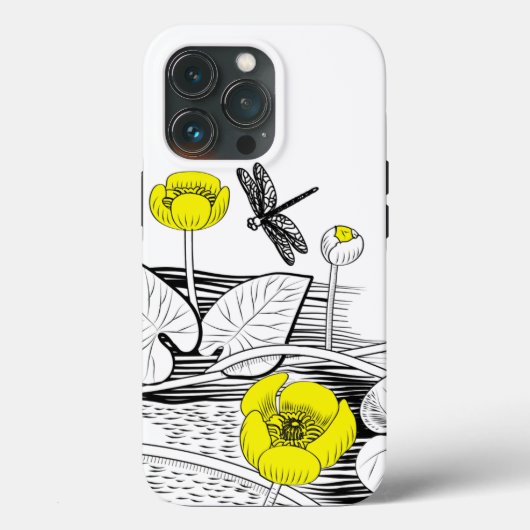 Grafisch van geel water Case-Mate iPhone case (Achterkant)