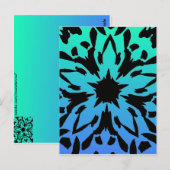Grafisch ventilator Briefkaart (Voorkant / Achterkant)