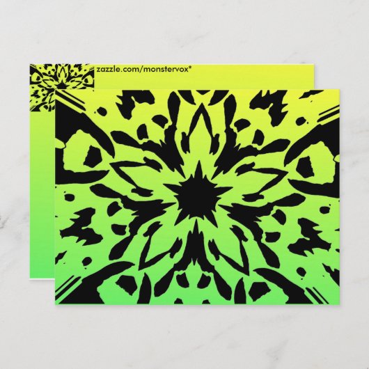 Grafisch ventilator Briefkaart (Voorkant / Achterkant)