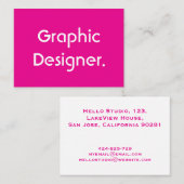 Grafisch Visitekaartje Ontwerper (Voorkant / Achterkant)