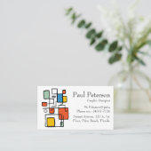 Grafisch Visitekaartje Ontwerper (Staand voorkant)