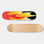Grafisch vlam Skateboard (Horizontaal)