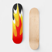 Grafisch vlam Skateboard (Voorkant)