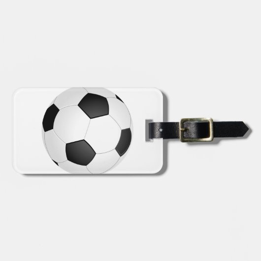 grafisch voetbal bagagelabel (Voorkant horizontaal)