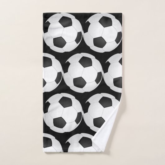 grafisch voetbal patroon bad handdoek (Handdoek)
