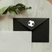 grafisch voetbal ronde sticker