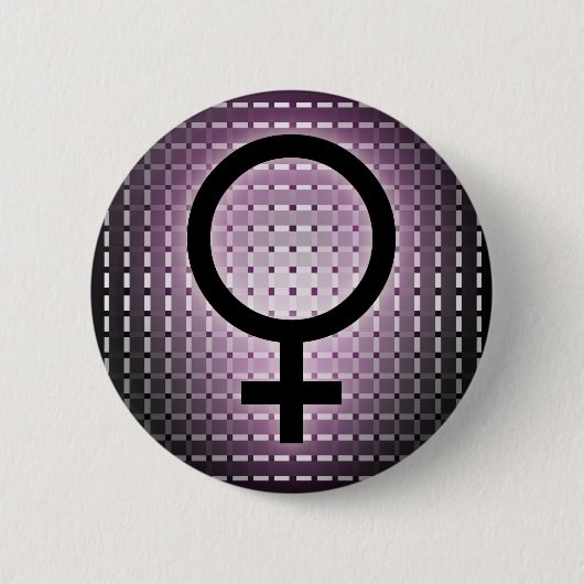 Grafisch voor de dag van Vrouwen Ronde Button 5,7 Cm (Voorkant)