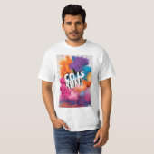 Grafisch voor een gebeurtenis Color Run. T-shirt (Voorkant volledig)