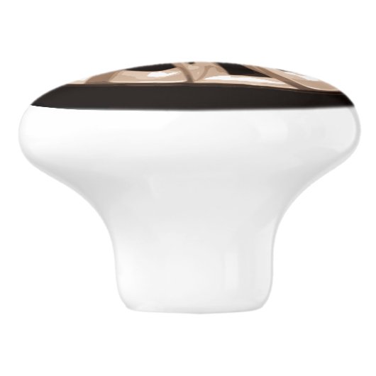 Grafisch wiel 2D Keramische Knop (Zijkant)