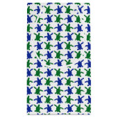 Grafisch Zee Turtle Hatchling Gift Bag Klein Cadeauzakje (Achterkant)