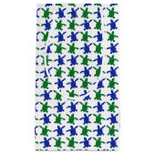 Grafisch Zee Turtle Hatchling Gift Bag Klein Cadeauzakje (Voorkant)