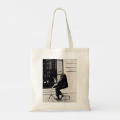 Grafisch zulu-actorstijl cinematografisch portret tote bag (Achterkant)