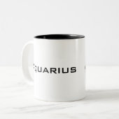 Grafisch zwemwater van de Vase Tweekleurige Koffiemok (Voorkant links)