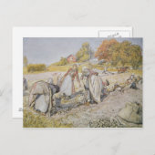 Grafische aardappelen, 1905 briefkaart (Voorkant / Achterkant)