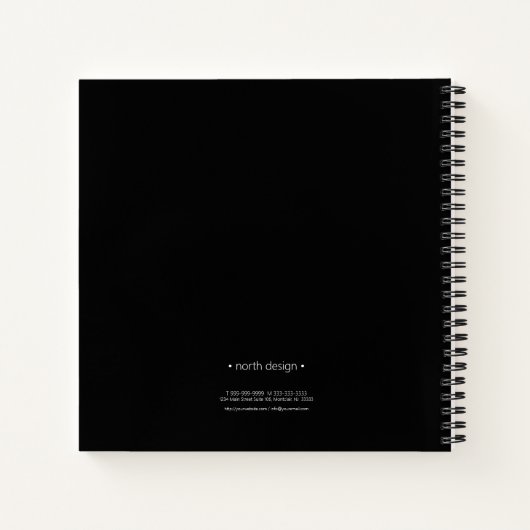 Grafische Abstracte contourlijnen Multi-Color ID75 Notitieboek (Achterkant)