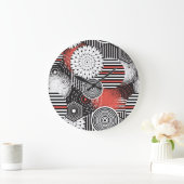Grafische Abstracte illustratieelementen Grote Klok (Huis)