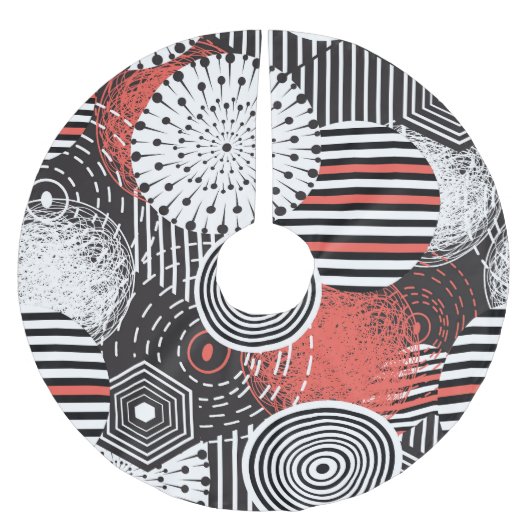 Grafische Abstracte illustratieelementen Kerstboom Rok (Voorkant)