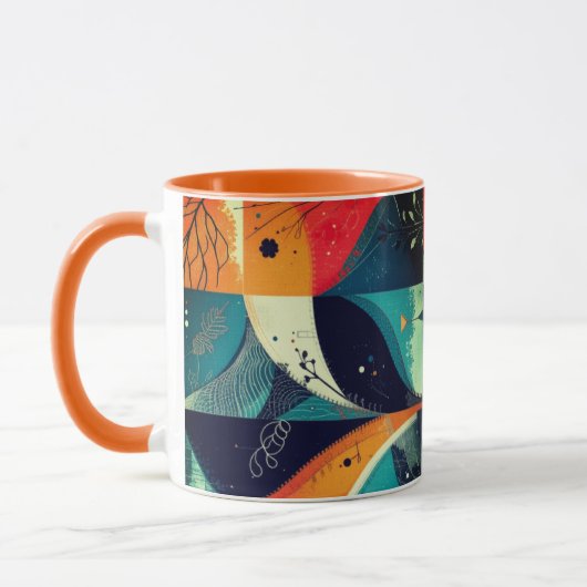 grafische abstractie-Mok Mok (Links)