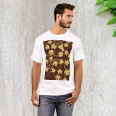 Grafische achtergrond Mannen T-shirt