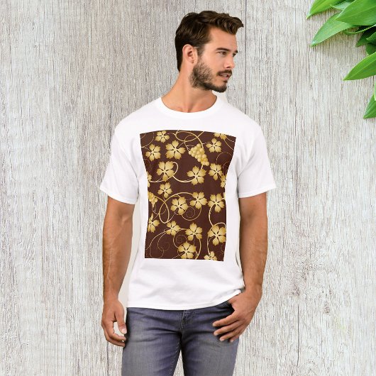 Grafische achtergrond Mannen T-shirt
