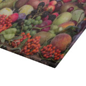 Grafische achtergrond met fruit snijplank (Hoek)