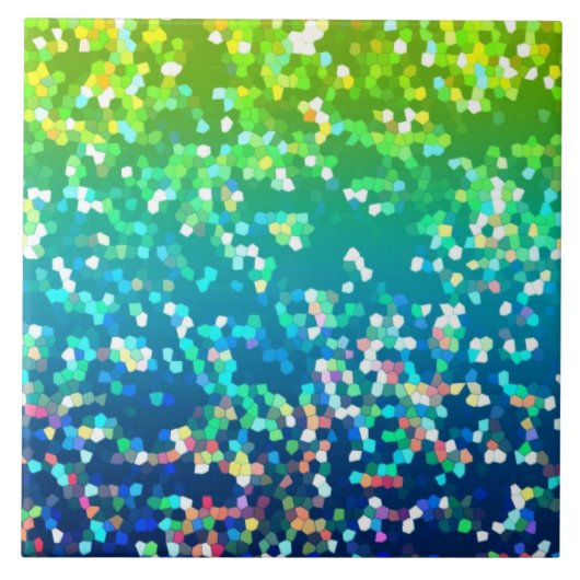 Grafische achtergrond van Tile Glitter Tegeltje (Voorkant)