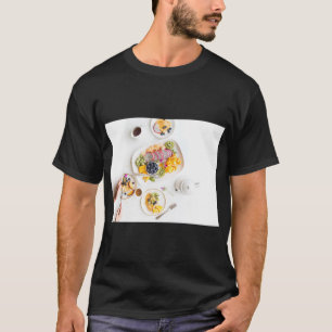Grafische afbeelding van verse vruchten t-shirt