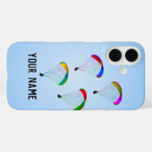 Grafische afbeeldingen van kleurrijke Paragliders Case-Mate iPhone Case (Achterkant (horizontaal))