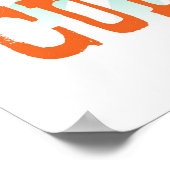 grafische afdruk omdraaien en kleuren poster (Hoek)