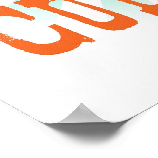 grafische afdruk omdraaien en kleuren poster (Hoek)