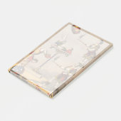  grafische afdruk van een acrobatische handeling. post-it® notes (Schuin)