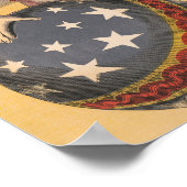 grafische afdruk van een acrobatische handeling. poster (Hoek)