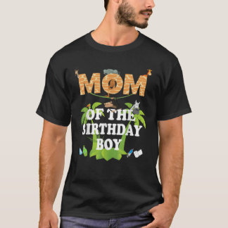 Grafische afdrukken voor mama Giraffe Plus-formaat T-shirt
