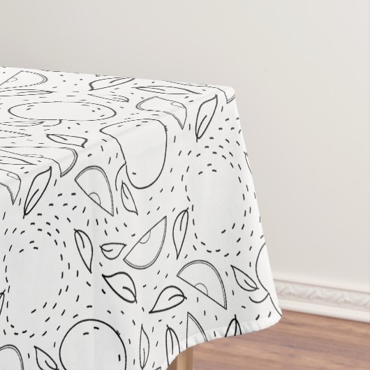 Grafische appels. tafelkleed (Voorbeeld)