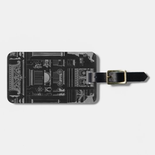 Grafische architectuur IV Bagagelabel (Voorkant horizontaal)