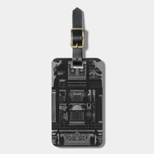 Grafische architectuur IV Bagagelabel (Voorkant verticaal)