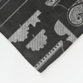 Grafische architectuur IV Fleece Deken (Hoek)