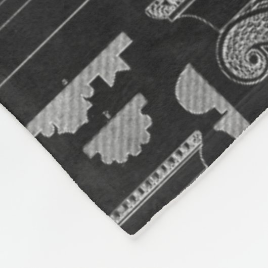 Grafische architectuur IV Fleece Deken (Hoek)
