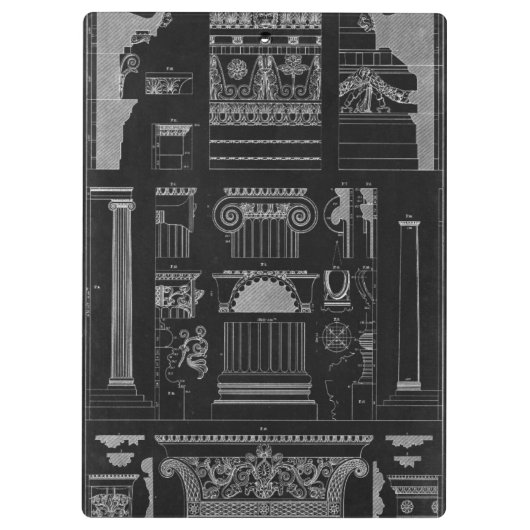 Grafische architectuur IV Klembord (Achterkant)