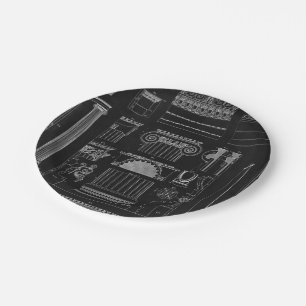 Grafische architectuur IV Papieren Bordje